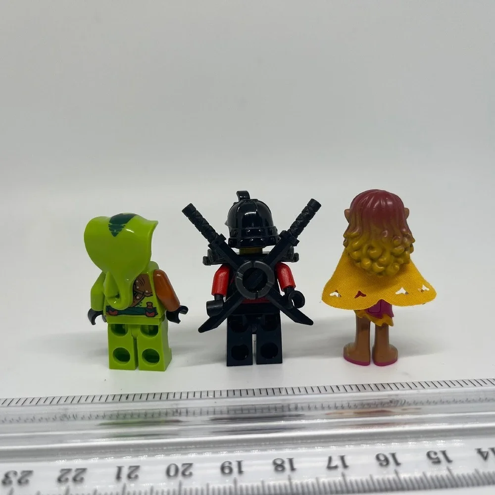 LEGO Ninjago & Elves Minifigures Lot‎ of 3 Snake Warrior Samurai Elf Girl